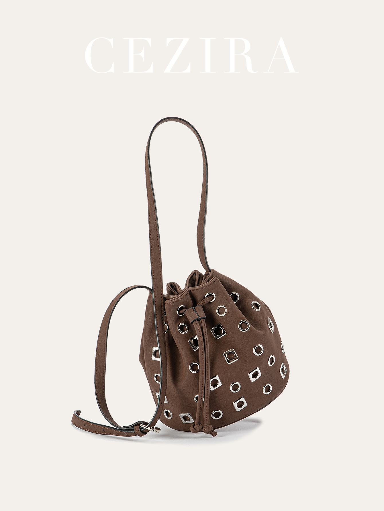 Luxury Bags Vegan - CR Women Luxury Punk Hollow Out