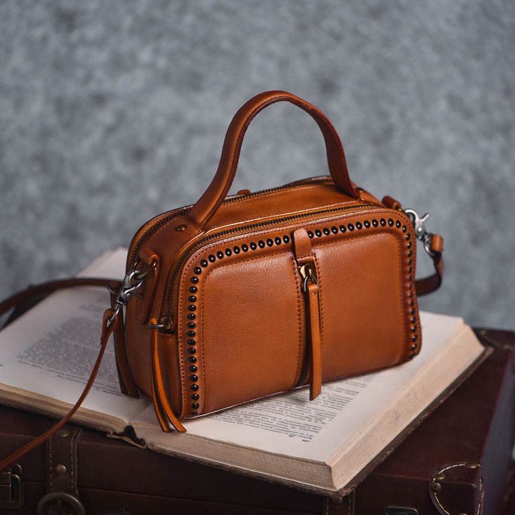 Luxury Bags Hand Painted - 2026 Retro Hand-painted Multi-compartment Large Capacity