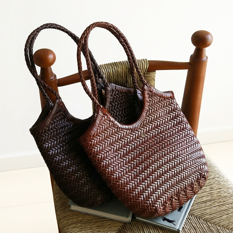 Luxury Bags Of 2026 - Handwoven LeatherTote Bags For Women Luxury