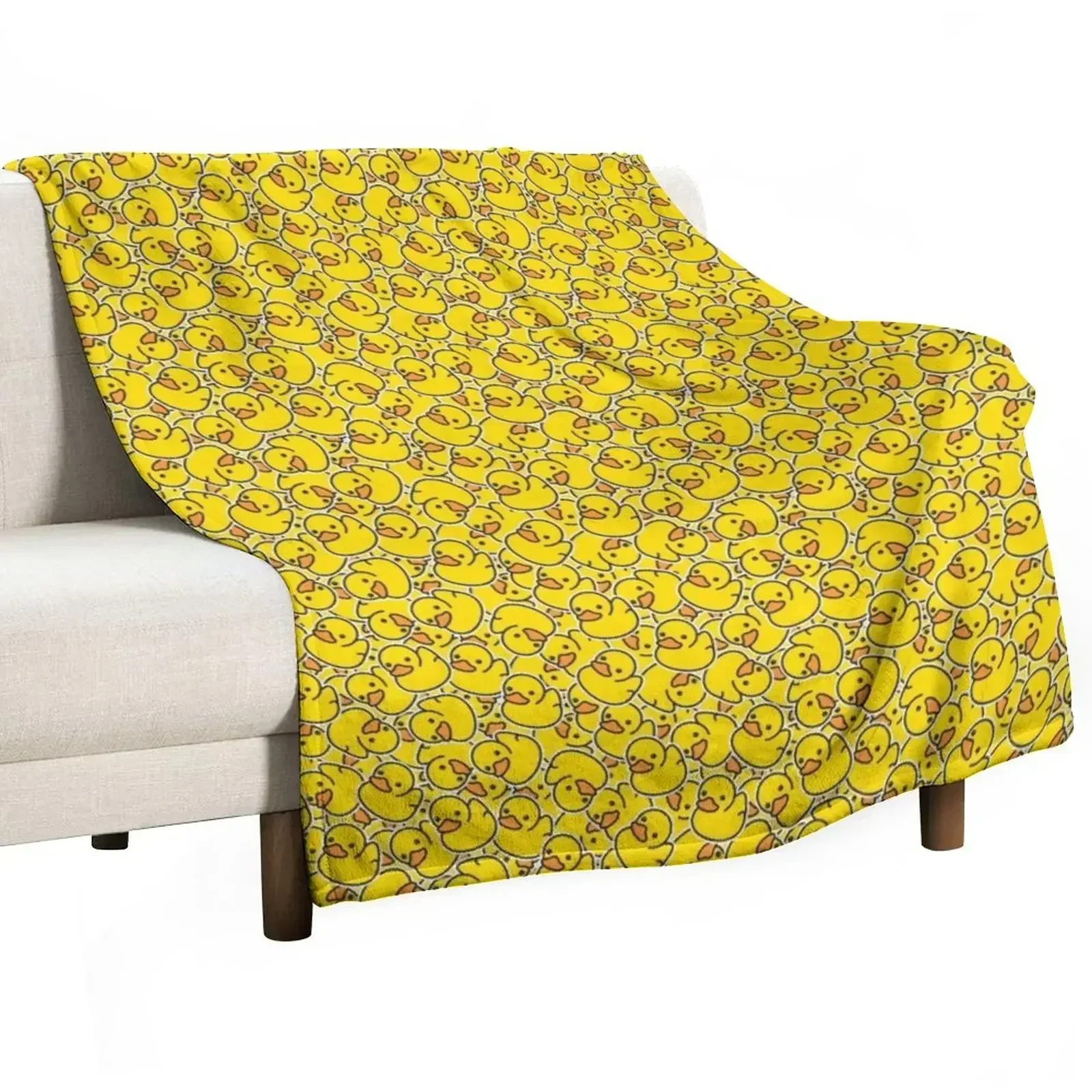 Luxury Bags Yellow - Yellow Classic Rubber Duck Throw Blanket