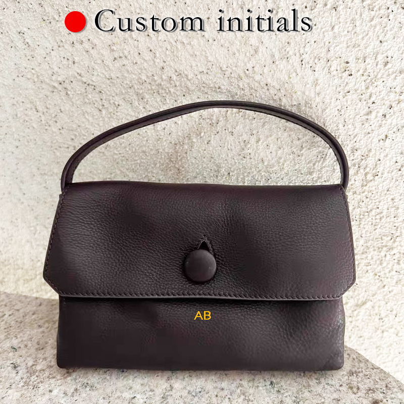 Luxury Bags Of 2026 - Custom Initials Genuine Leather Mini The