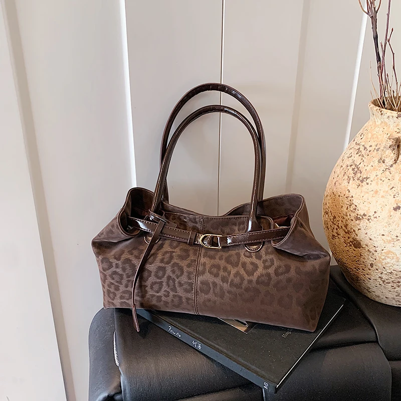 Luxury Bags In Sale - Leopard Print Sewing Thread Hasp Youth
