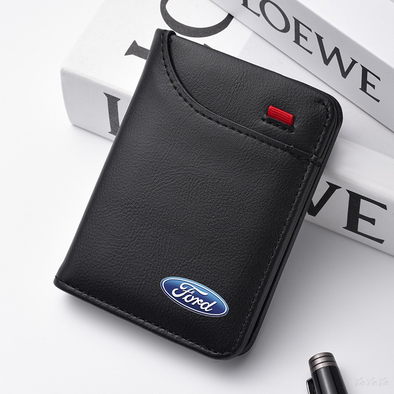 Accordion Wallet Zip - Leather Wallet Driver's License ID Card