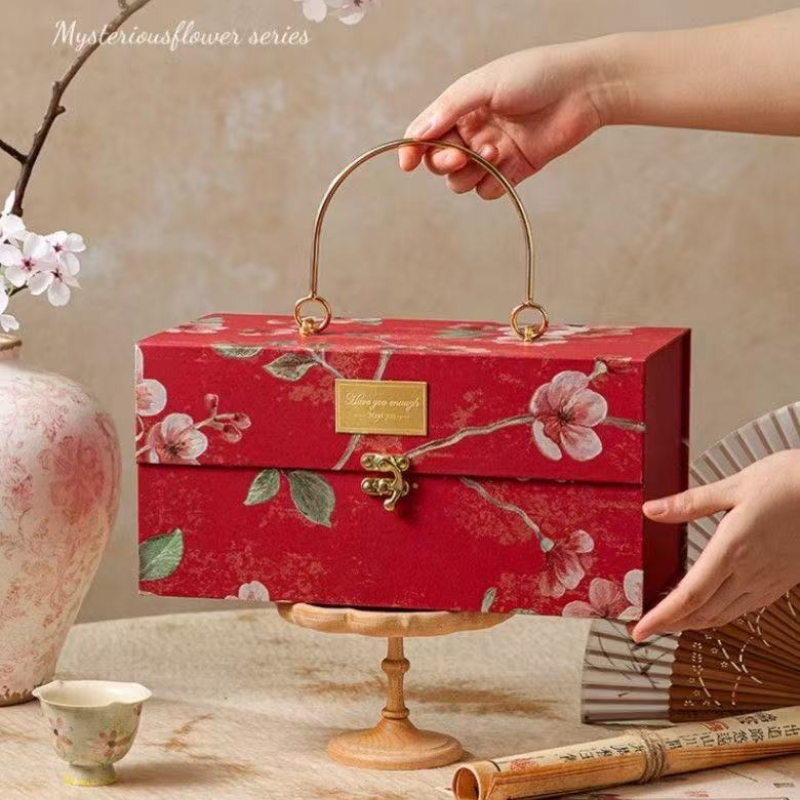 Luxury Bags For School - Thicken Multicolored Metal Handheld Gift Box