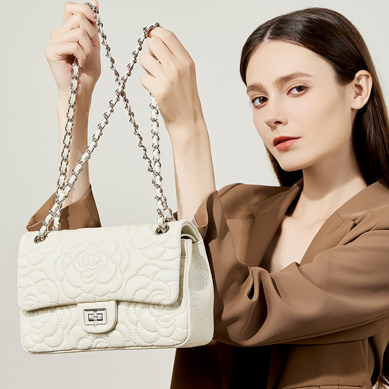 Luxury Bags For School - Top Grain Highland Lambskin Shoulder Bag