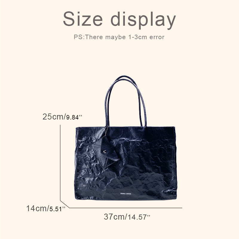 Korean Casual Kraft Paper Tote - đánh giá và giá Luxury Bags Collection