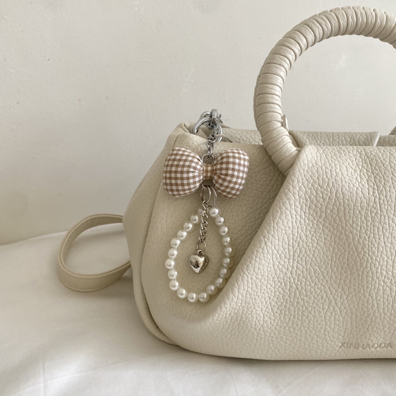 Pleated Design Round Top-handl - đánh giá và giá Luxury Bags Consignment