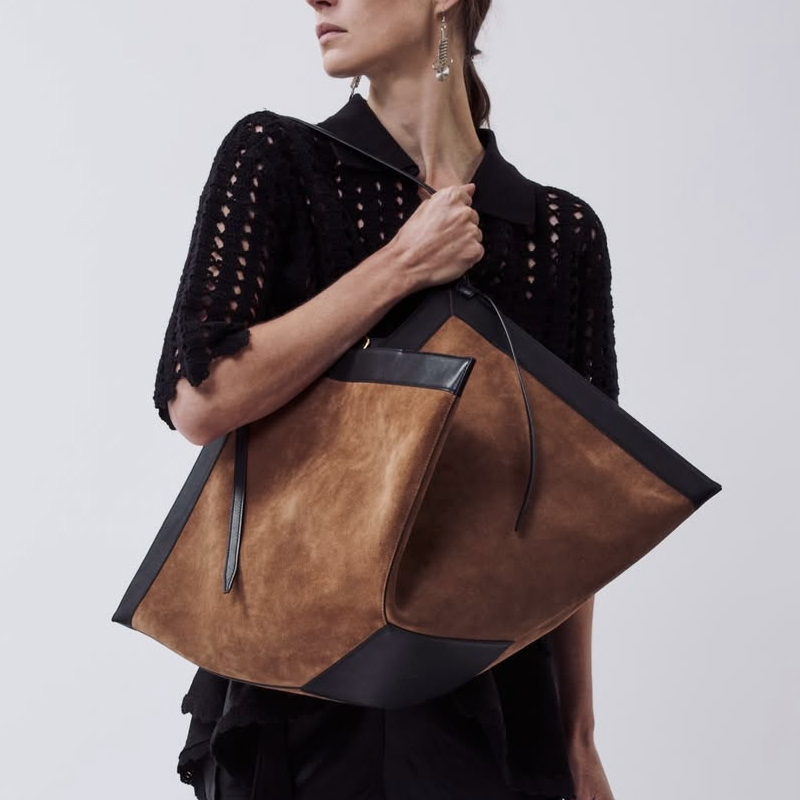 Oversized Wonton Faux Suede To - đánh giá và giá Luxury Bags Of 2026