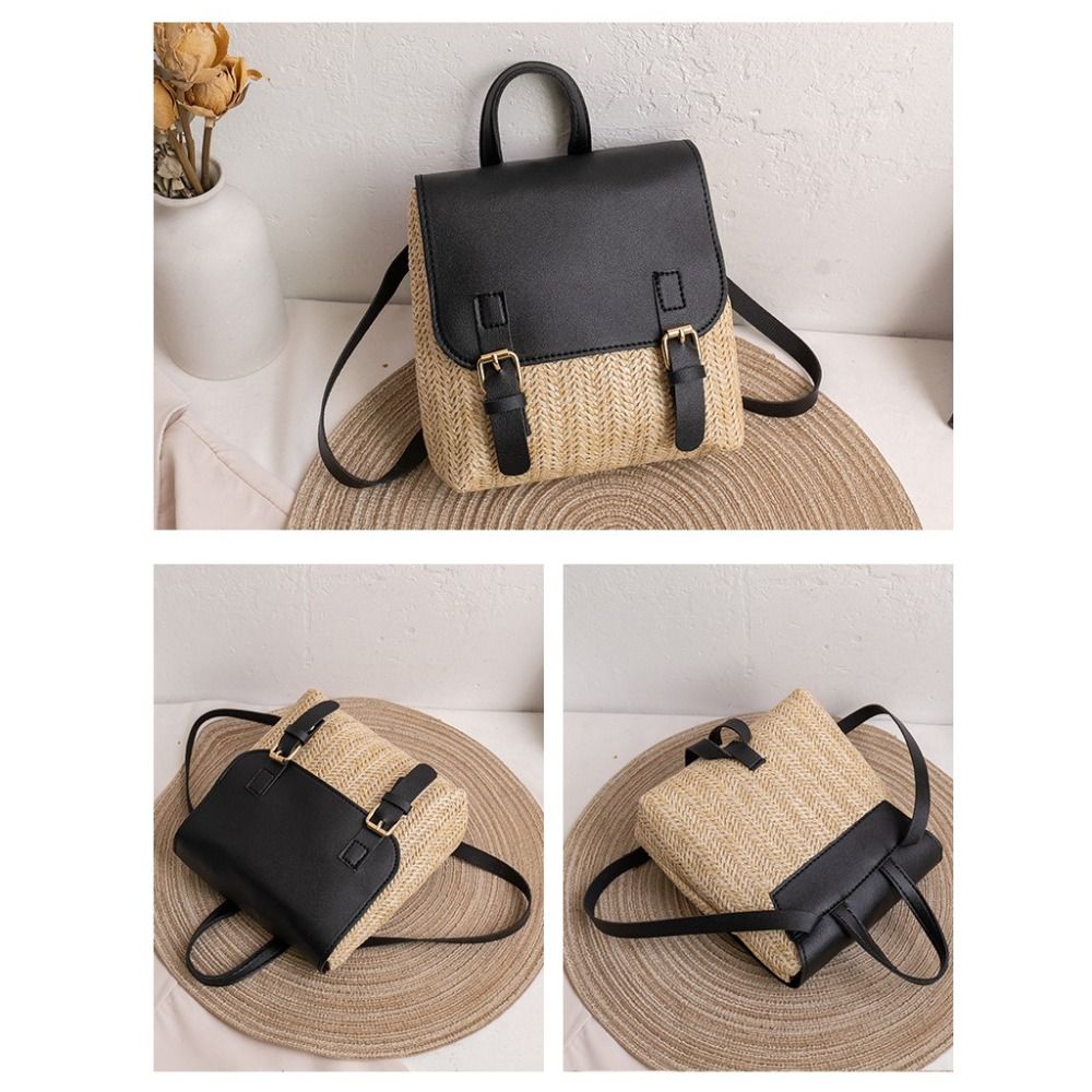 Versatile Bag PU Leather Straw - đánh giá và giá Luxury Bags Vintage