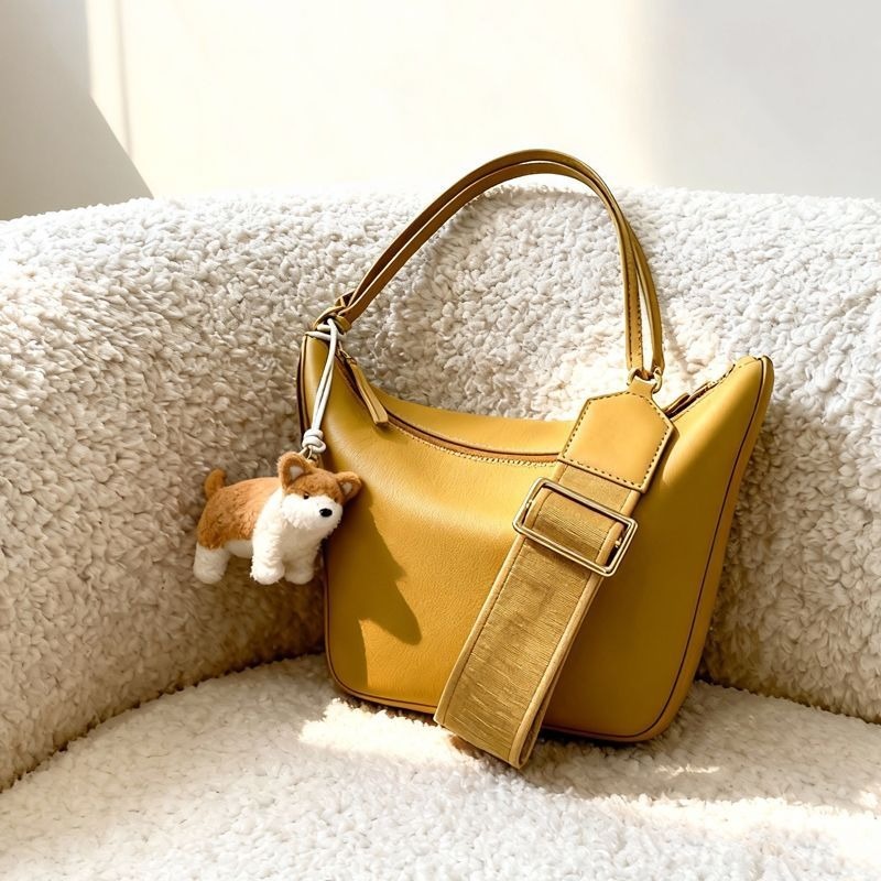 Yellow Portable Dumpling Bag W - đánh giá và giá Luxury Bags Yellow