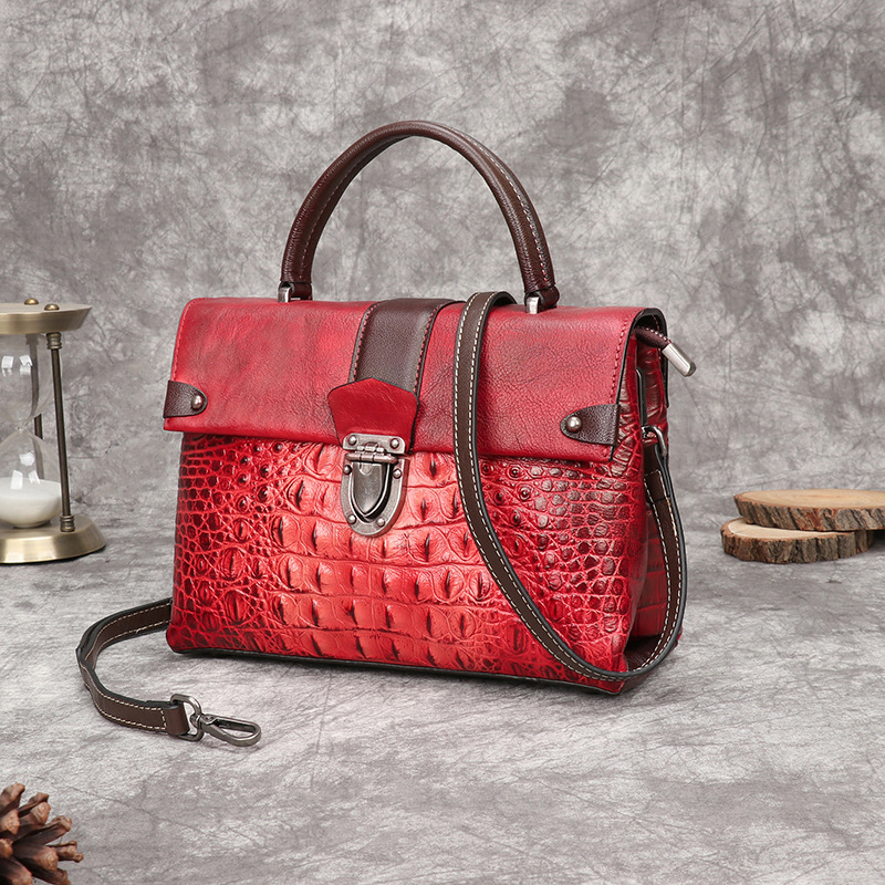 Johnature Retro Họa Tiết Vân C - đánh giá và giá Luxury Bags Hand Painted