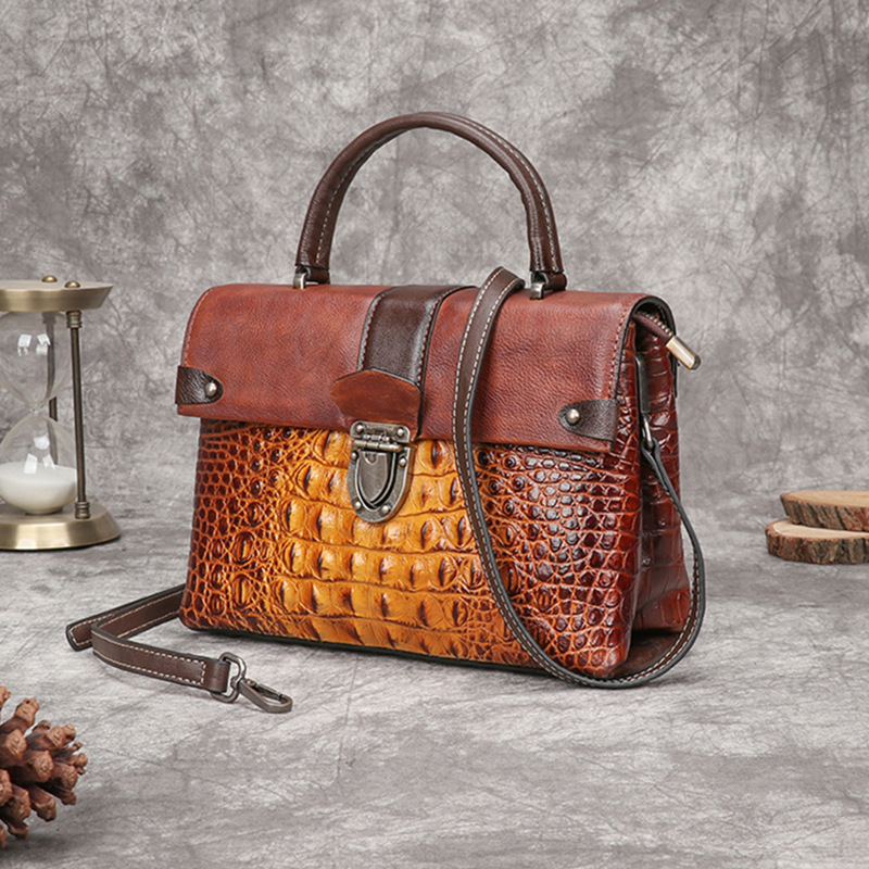 Johnature Retro Họa Tiết Vân C - đánh giá và giá Luxury Bags Hand Painted