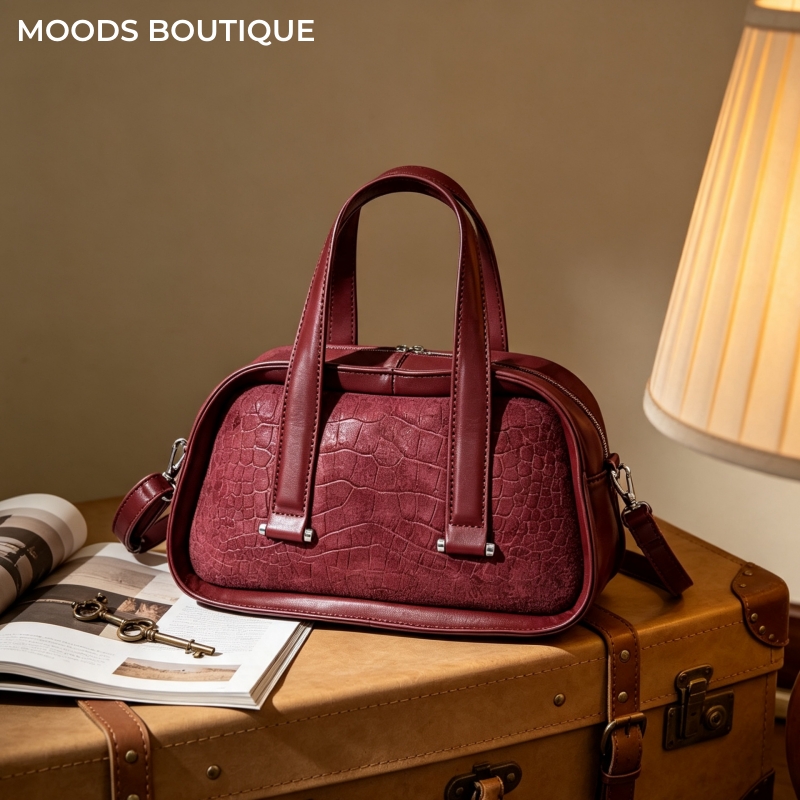 Retro Crocodile Textured Mini  - đánh giá và giá Luxury Bags Consignment