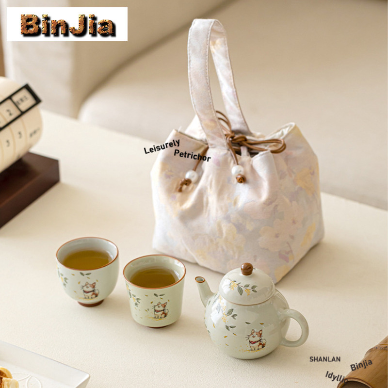 Hand Painted Osmanthus Kitten  - đánh giá và giá Luxury Bags Hand Painted