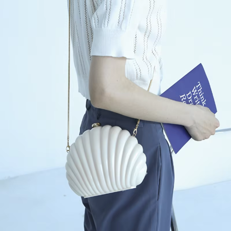 Lady Mini Shell Bag Acrylic Hi - đánh giá và giá Luxury Bags Yellow