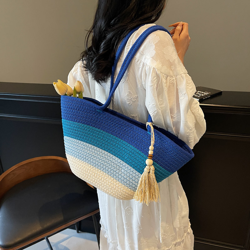 Cotton Rope Woven Design Shoul - đánh giá và giá Luxury Bags Consignment