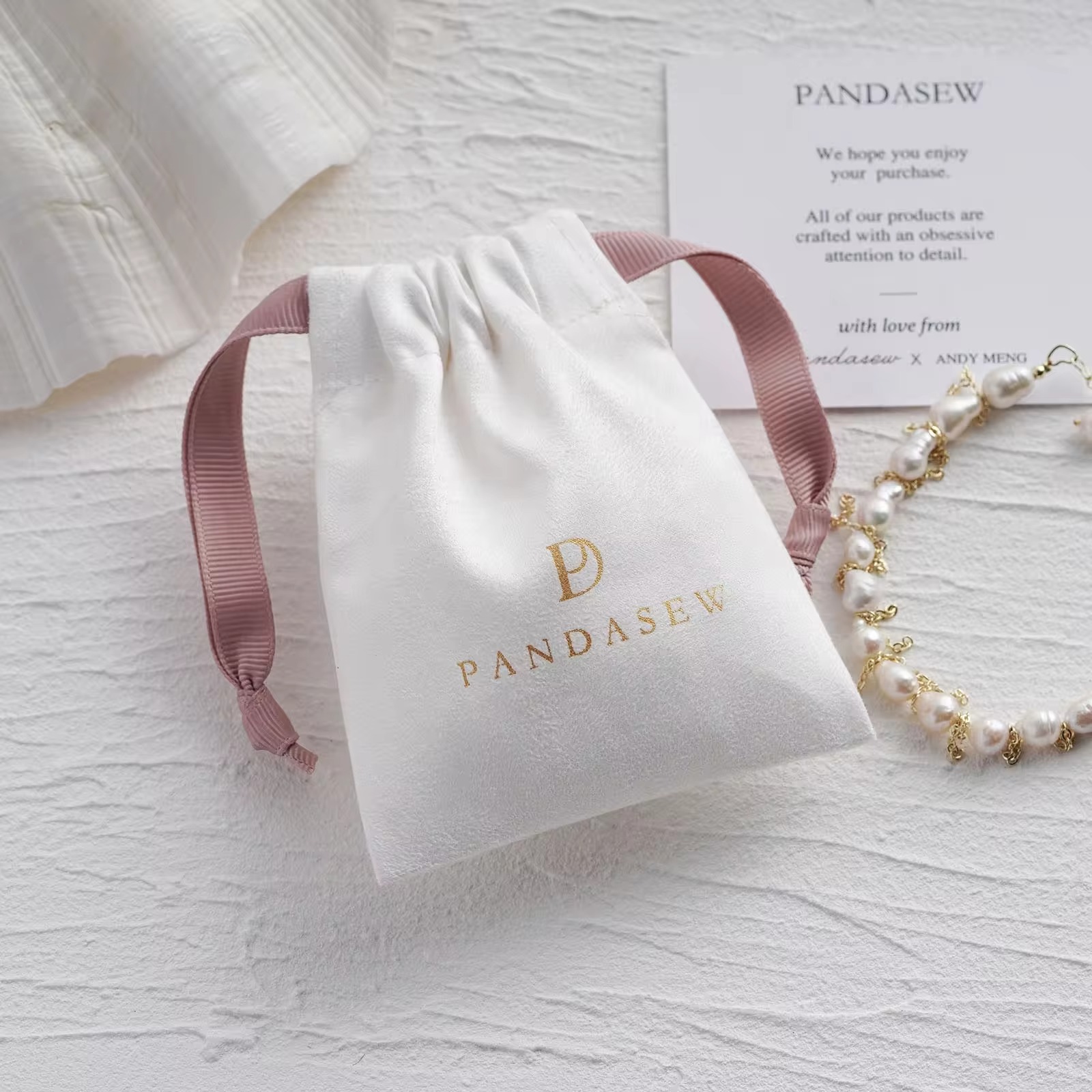 Custom Logo Luxury Suede Draws - đánh giá và giá Luxury Bags Logo