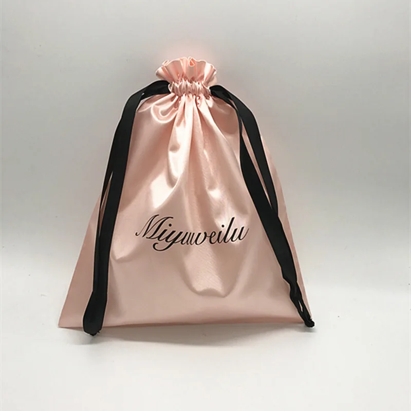 50PCS Luxury Satin Hair Pouch  - đánh giá và giá Luxury Bags Logo