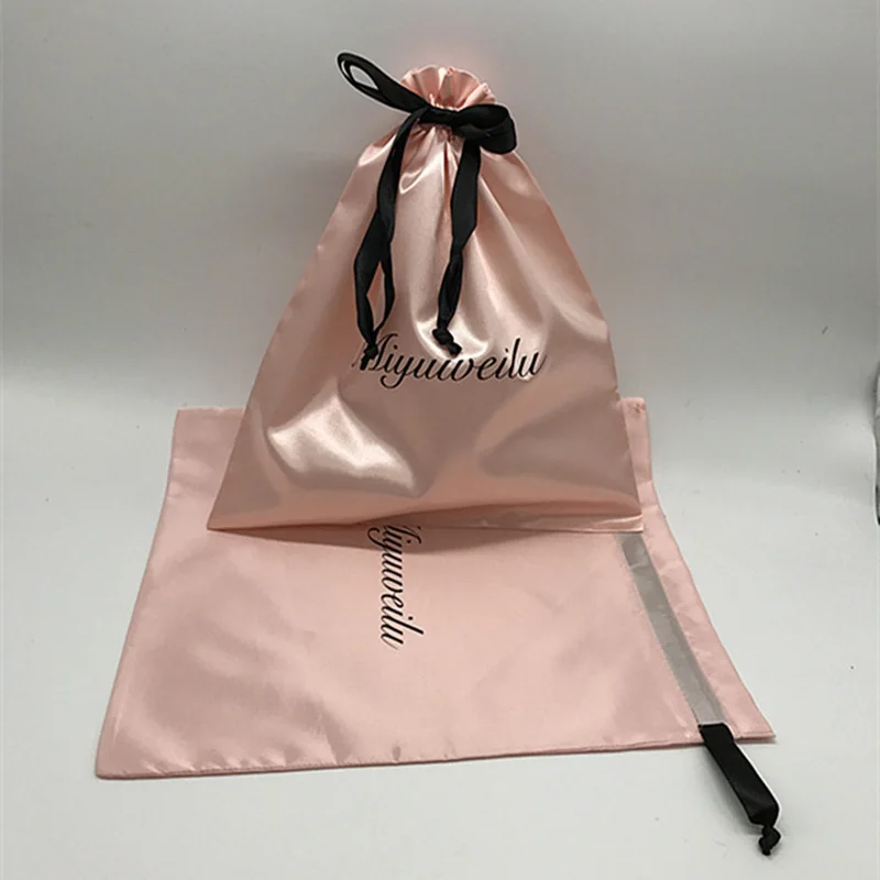 50PCS Luxury Satin Hair Pouch  - đánh giá và giá Luxury Bags Logo