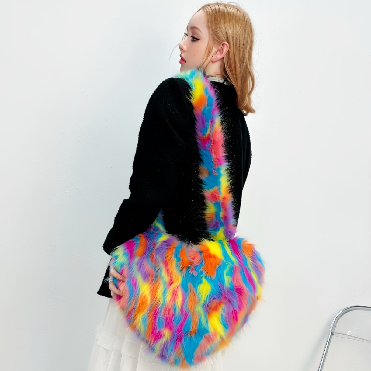 Cross-Border Fox Fur Shoulder  - đánh giá và giá Luxury Bags Vegan