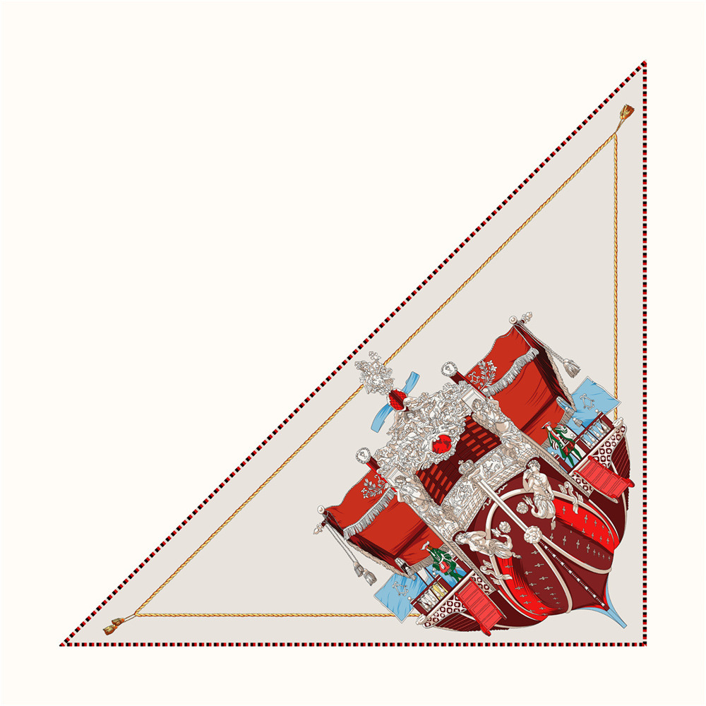 Triangle Shape Silk Twill Scar - đánh giá và giá Luxury Bags La