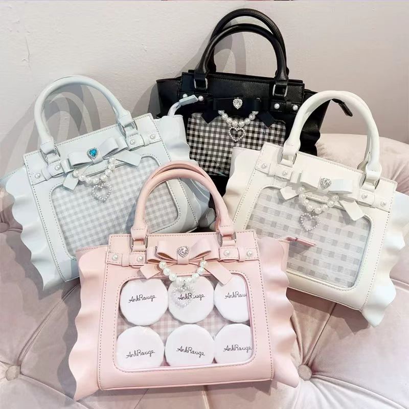 Harajuku Square Pink Ita Bag W - đánh giá và giá Accordion Wallet Zip